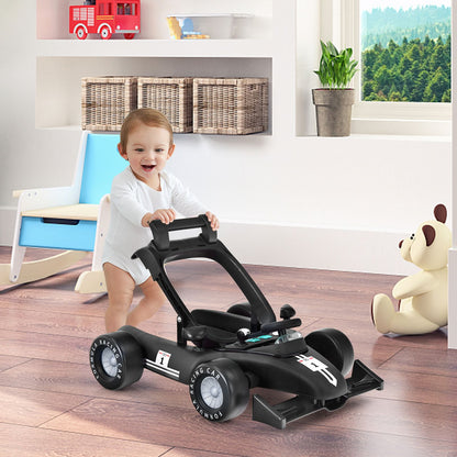 Versatile 4-in-1 Baby Push Walker - Adjustable Height & Speed for Growing Tots!