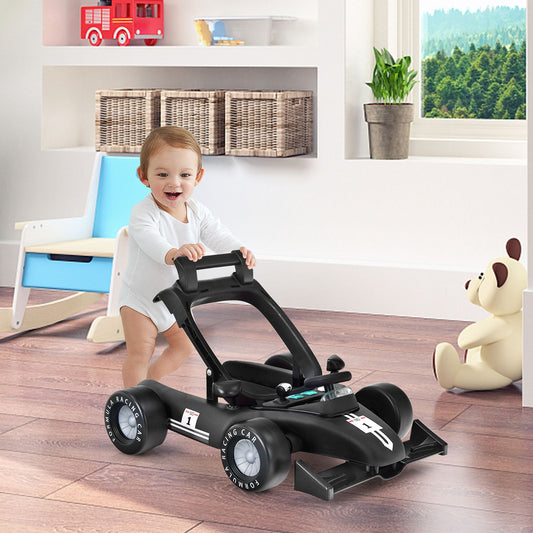 Versatile 4-in-1 Baby Push Walker - Adjustable Height & Speed for Growing Tots!