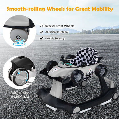 Versatile 4-in-1 Baby Push Walker - Adjustable Height & Speed for Growing Tots!
