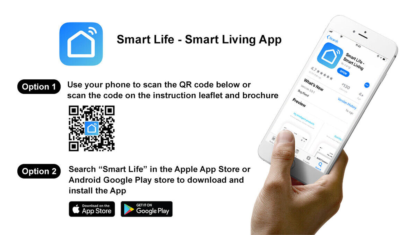 Smart WiFi RGB LED Light Bulb - Compatible with iOS, Android, Alexa & Google Home
