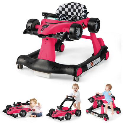 Versatile 4-in-1 Baby Push Walker - Adjustable Height & Speed for Growing Tots!
