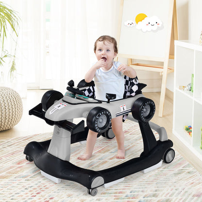 Versatile 4-in-1 Baby Push Walker - Adjustable Height & Speed for Growing Tots!
