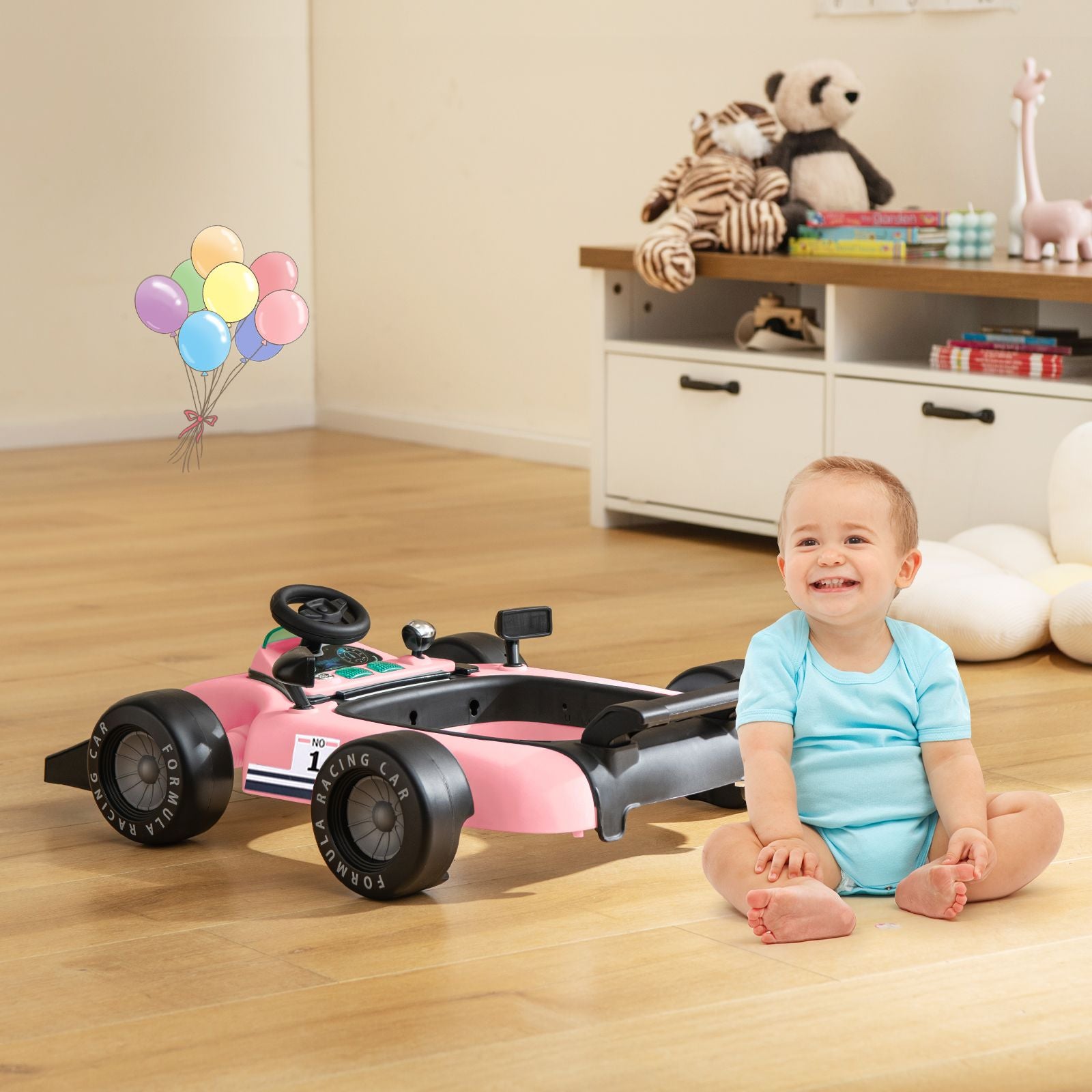 Versatile 4-in-1 Baby Push Walker - Adjustable Height & Speed for Growing Tots!